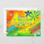 Geburtstagskarte Postkarte (Vorne/Hinten)