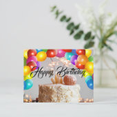 Geburtstagskarte Postkarte (Stehend Vorderseite)