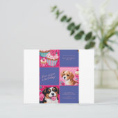 GEBURTSTAGSKARTE POSTKARTE (Stehend Vorderseite)