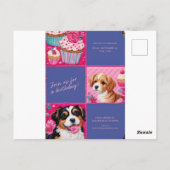 GEBURTSTAGSKARTE POSTKARTE (Rückseite)