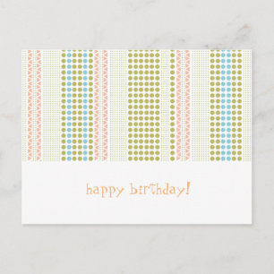 Geburtstagskarte Postkarte