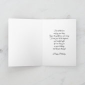 Geburtstagskarte - Rote Rosen Karte (Innenseite)