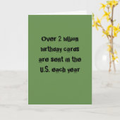 Geburtstagskarte - Sarastisch Karte (Gelbe Blume)