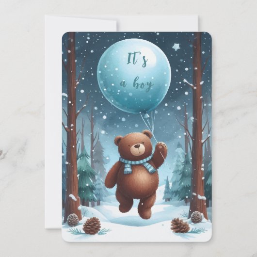 Geburtstagskarte Save the Date (Rückseite)