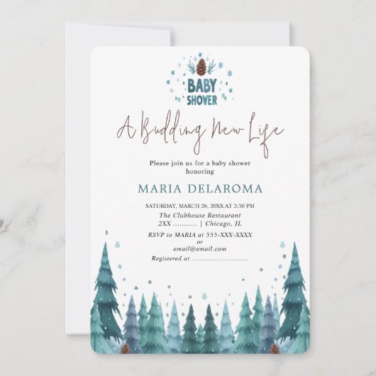 Geburtstagskarte Save the Date (Vorderseite)