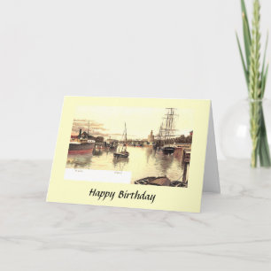 Geburtstagskarte - Sevilla. Spanien Karte