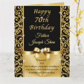 Geburtstagskarte, Sonderbestellung für Marsha Karte (Gelbe Blume)