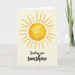 Geburtstagskarte Sonnenschein Karte