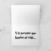 Geburtstagskarte - Spanisch Karte (Innenseite)