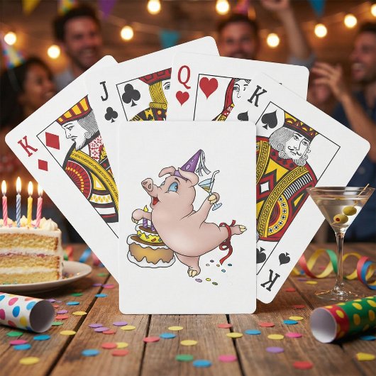 Geburtstagskarte Spielkarten