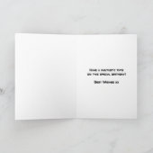 Geburtstagskarte - Superhero Comic Spoof Karte (Innenseite)