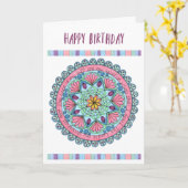 Geburtstagskarte Tag 1 Karte (Gelbe Blume)