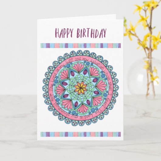 Geburtstagskarte Tag 1 Karte (Gelbe Blume)