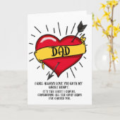 Geburtstagskarte Tattoo graue Haare Karte (Gelbe Blume)