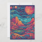 Geburtstagskarte und Hochzeitskarte Einladung (Rückseite)