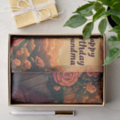 Geburtstagskarte von Gnome für Oma Seidenpapier (Geschenk)