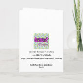 Geburtstagskarte von Mama, Großmutter Karte (Rückseite)