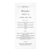 Geburtstagskarte weiß schwarz werbekarte (Vorne)