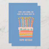 Geburtstagskarte Witziges Geburtstagskarte für Opa Einladung (Vorne/Hinten)