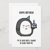 Geburtstagskarte Witziges Geburtstagskarte für Opa Einladung (Vorne/Hinten)