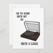 Geburtstagskarte Witziges Geburtstagskarte für Opa Einladungspostkarte (Vorne/Hinten)