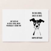 Geburtstagskarte Witziges Geburtstagskarte für Opa Folienkarte (Innenseite)