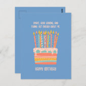 Geburtstagskarte Witziges Geburtstagskarte für Opa Postkarte (Vorne/Hinten)