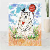 Geburtstagskarte zum Download Karte (Vorderseite)