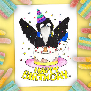 Geburtstagskarte zum ERSTEN GEBURTSTAG von Nicole  Postkarte