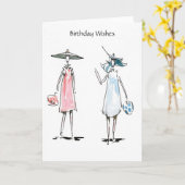 Geburtstagskarte zum Mittagessen Karte (Gelbe Blume)