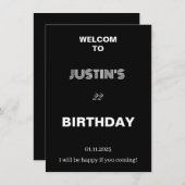 Geburtstagskarten Dankeskarte (Vorne/Hinten)