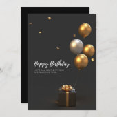 Geburtstagskarten Dankeskarte (Vorne/Hinten)