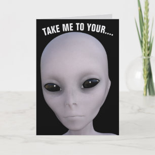GEBURTSTAGSKARTEN der ALIEN Karte