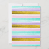 Geburtstagskarten der Kinder für Mädchen Dankeskarte (Rückseite)