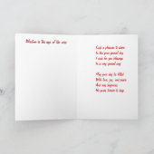 Geburtstagskarten eines Freundes Karte (Innenseite)