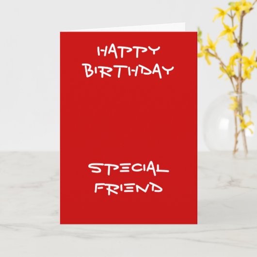 Geburtstagskarten eines Freundes Karte (Gelbe Blume)