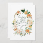 Geburtstagskarten Einladung (Vorne/Hinten)