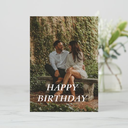 Geburtstagskarten Einladung (Stehend Vorderseite)