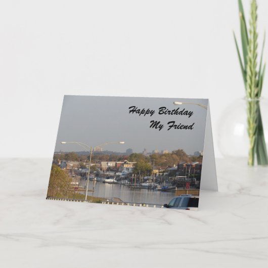 Geburtstagskarten für einen Freund Karte (Vorderseite)