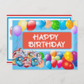 Geburtstagskarten für Kinder Postkarte (Vorne/Hinten)