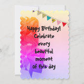 Geburtstagskarten / Geburtstag Einladung (Rückseite)