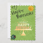 Geburtstagskarten / Geburtstag Einladung (Vorderseite)