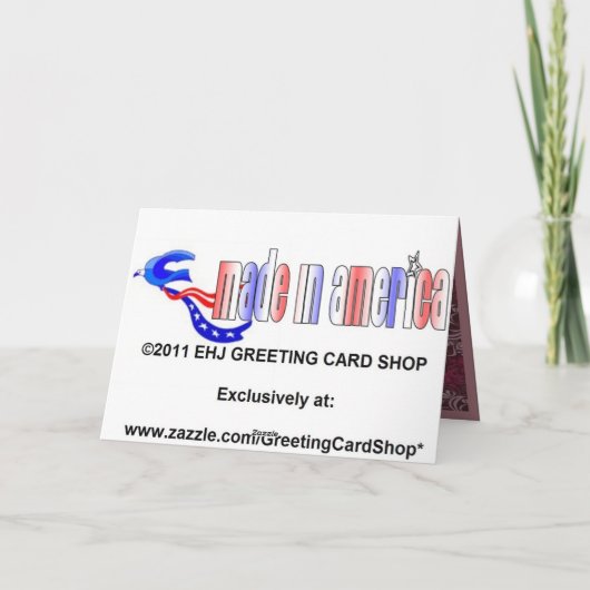 Geburtstagskarten Karte (Rückseite)