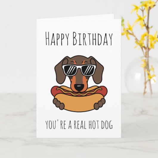 Geburtstagskarten Karte (Gelbe Blume)