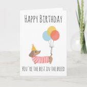 Geburtstagskarten Karte (Vorderseite)