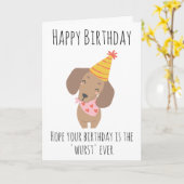 Geburtstagskarten Karte (Gelbe Blume)