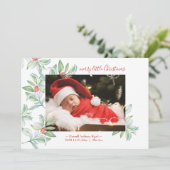 Geburtstagskarten mit Foto Dankeskarte (Stehend Vorderseite)