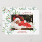 Geburtstagskarten mit Foto Dankeskarte (Vorne/Hinten)