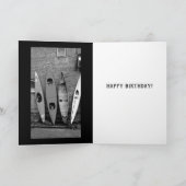 Geburtstagskarten-Spaßkajakphotographie Karte (Innenseite)