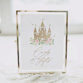 Geburtstagskarten und Geschenke von Rosa und Gold Poster